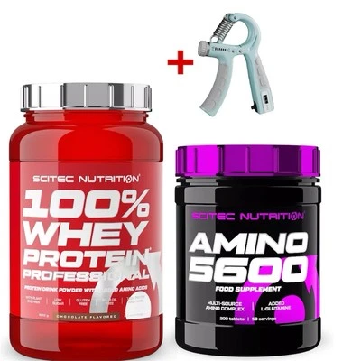 Scitec Nutrition 100% Whey Protein - 920gr + Amino 5600 200 Tab. + Bonus