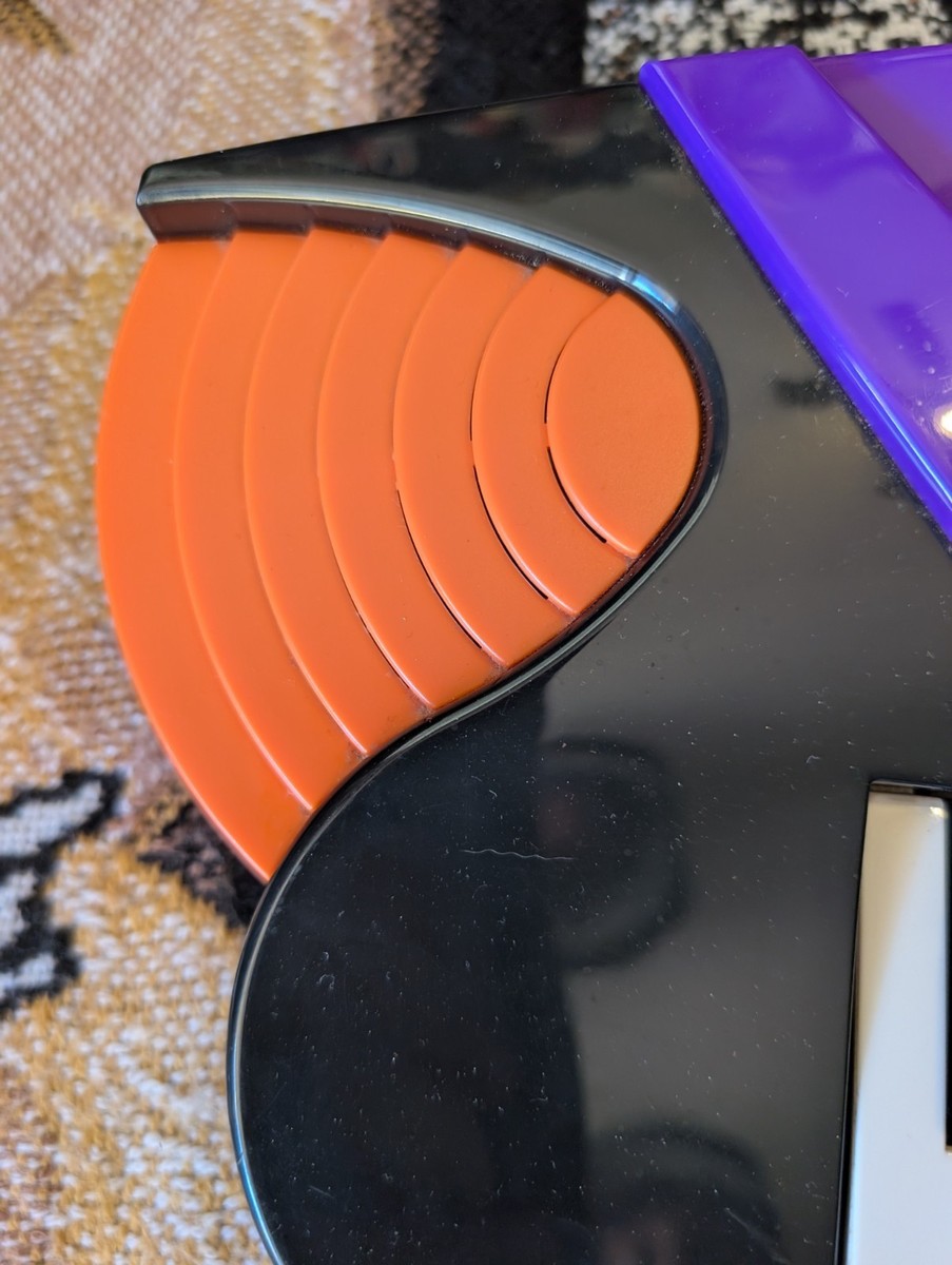 VTG Kawasaki Keyboard Kids Piano Purple Orange 37 Keys Tested Read