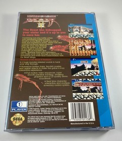 Shadow of the Beast II (Sega CD, 1994) CIB + Registraton Card