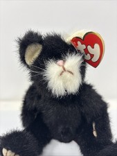 Vintage 1993 TY PURRCY the CAT with Hang Tag Plush 8" Attic Treasure Collection