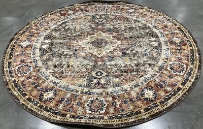 RUST / BROWN 8'-0'' x 8'-0'' Pulled Thread Rug Reduced Price 1172684669 BIJ652P-8R