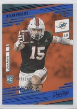 2021 Panini Prestige Rookies Xtra Points Blue 2/249 Jaelan Phillips #262 3c2