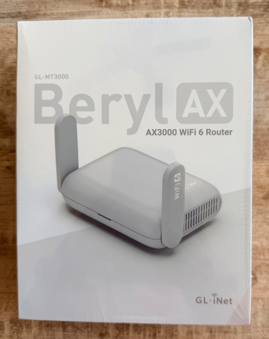 GL.iNet (Beryl AX) GL-MT3000 AX3000 WiFi 6 VPN Portable Travel