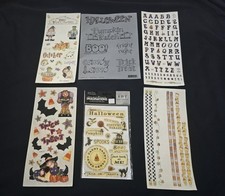Lot of Halloween Stickers Sandy Lion