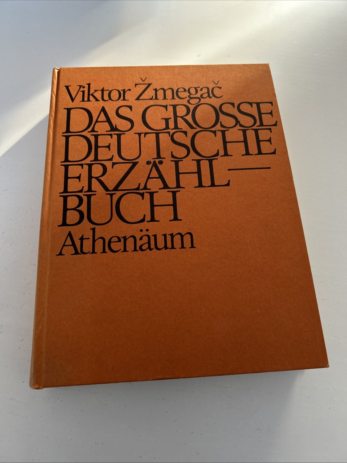 DAS GROSSE DEUTSCHE ERZÄHLBUCH  Victor Zmegac Buch 1979 - Viktor zmegac