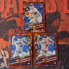 (3) 2026 Panini Stars & Stripes USA Prism DAX WHITNEY Pandora RED /39