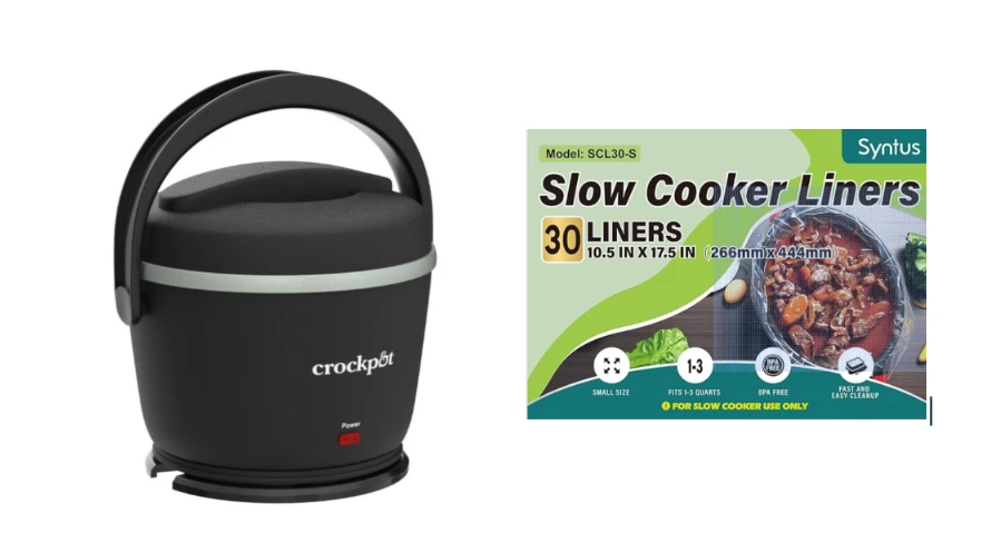 Crock-Pot Electric Lunch Box 20-Ounce Portable Food Warmer Black Crock Pot NIB