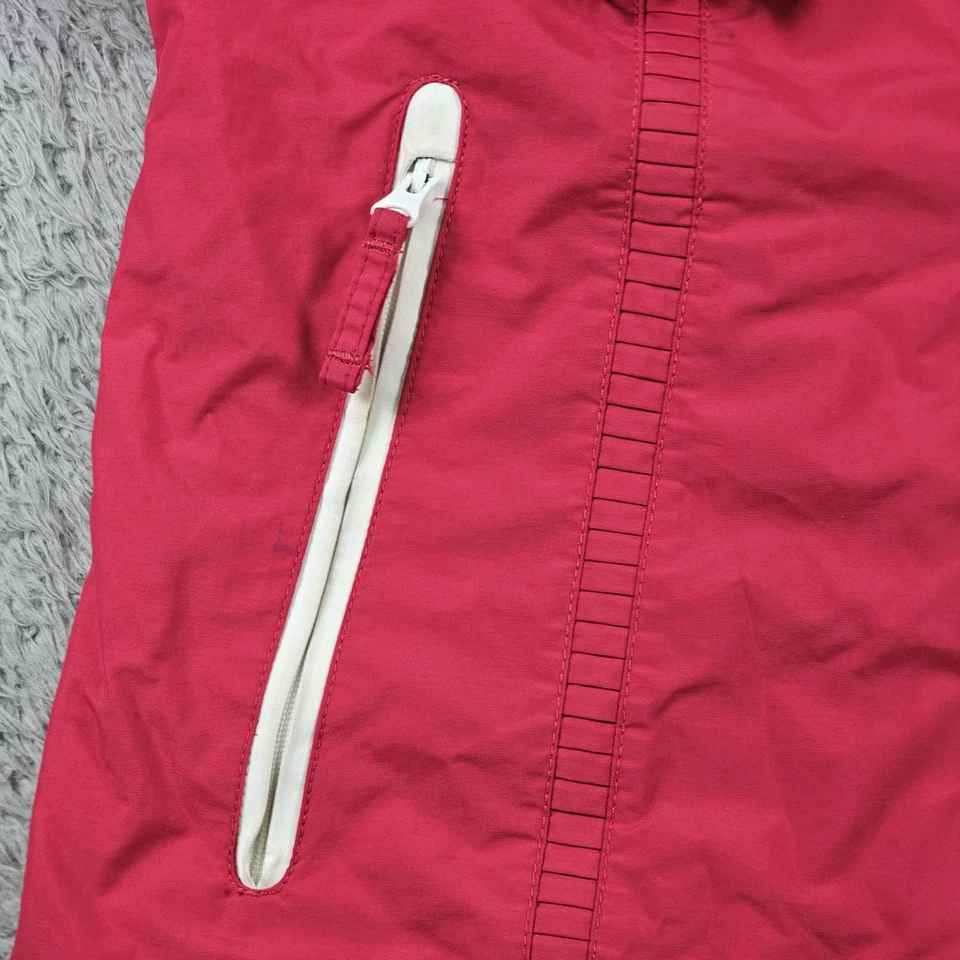 Chaqueta Columbia Mujer Rosa Mediana Omni-Tech Interchange Impermeable Con Capucha Esquí Foto 3 de 4