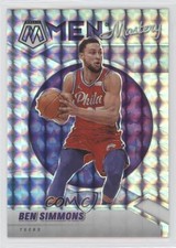 2020-21 Panini Mosaic Men of Mastery Mosaic Prizm Ben Simmons #4 11ak