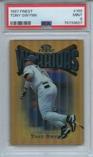 PSA 9 1997 FINEST **RARE** #169 TONY GWYNN **MINT+** W55 169 RARE **POP 2**