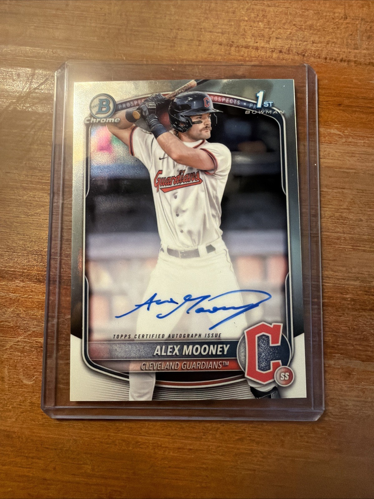 2025 Bowman - Chrome Prospect Autographs Alex Mooney #CPA-AM (AU, RC)