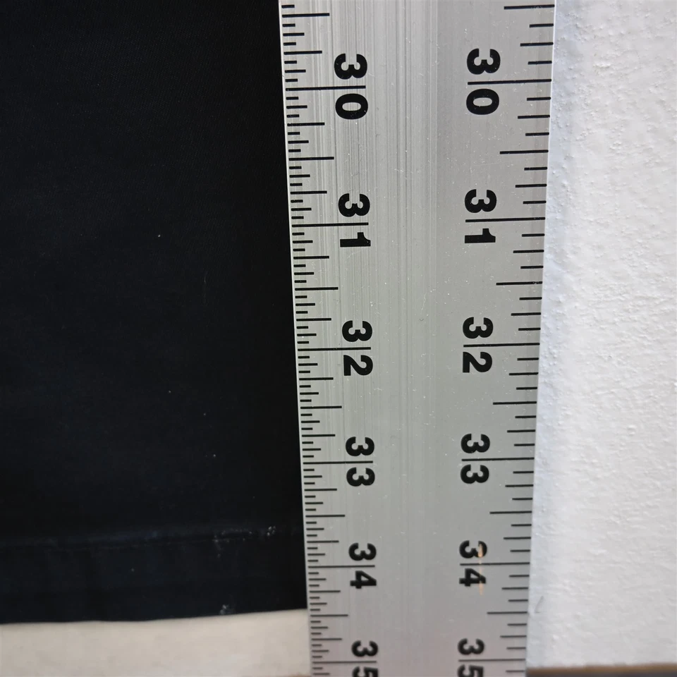 Pantalones chinos de vestir para hombre Robert Graham 36x34 negros de algodón frente plano Foto 4 de 4