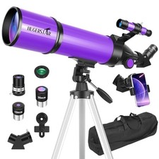 Telescope, Telescope for Adults Kids Astronomy 80600 Telescope Purple
