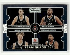Pokusevski Parker 2025-26 Contenders EuroLeague Team Quads Play-In 154/199 [wyf