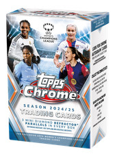 2024-25 TOPPS CHROME VALUE BLASTER BOX UEFA Women's Champions League New QTY