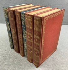 International Collectors Library Books  Lot of 6 Multicolor Decor (non-gilded)