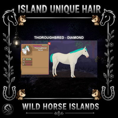 Wild Horse Islands - Thoroughbred - TBs  IUH Unique Hair Choose (Discount)