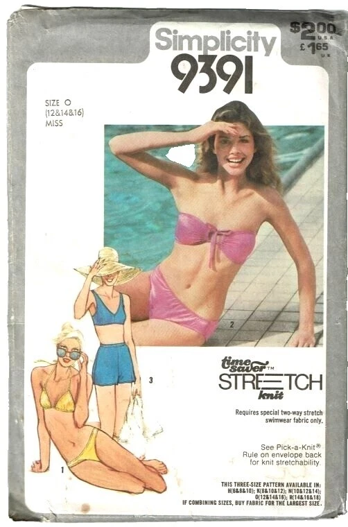 Simplicity Swimsuit Vintage Sewing Patterns