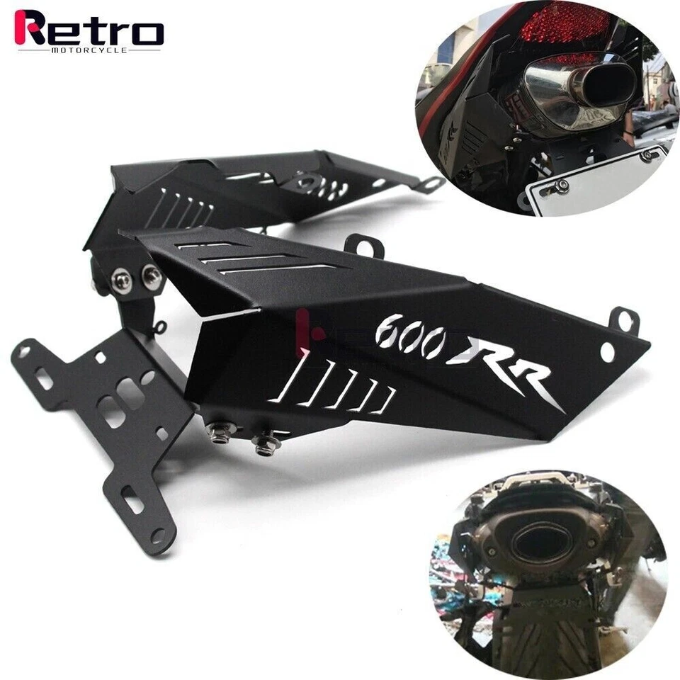 Soporte de matrícula eliminador guardabarros trasero para HONDA CBR 600RR 2007-2012 Foto 3 de 4