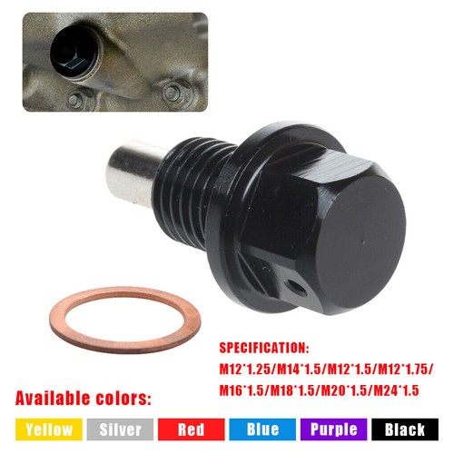 4X Car Magnetic Oil Drain Plug Sump Nut Oil Drain Bolt M12 M14 M16 M18 M24 - Picture 6 of 10