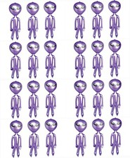 LOT OF 24 BIG 24" ALIEN INFLATE INFLATABLE 2 FEET BLOW UP PROP GAG FAST SHIP