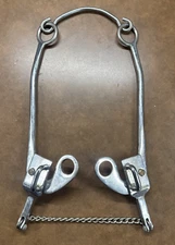Horse Snaffle Hackamore Curb Chain Bit 7" w/ Free S&H