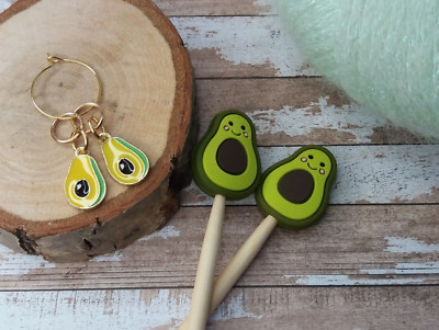 Avocado 2 Stichanschläge, neu, Zubehör für Stricknadeln