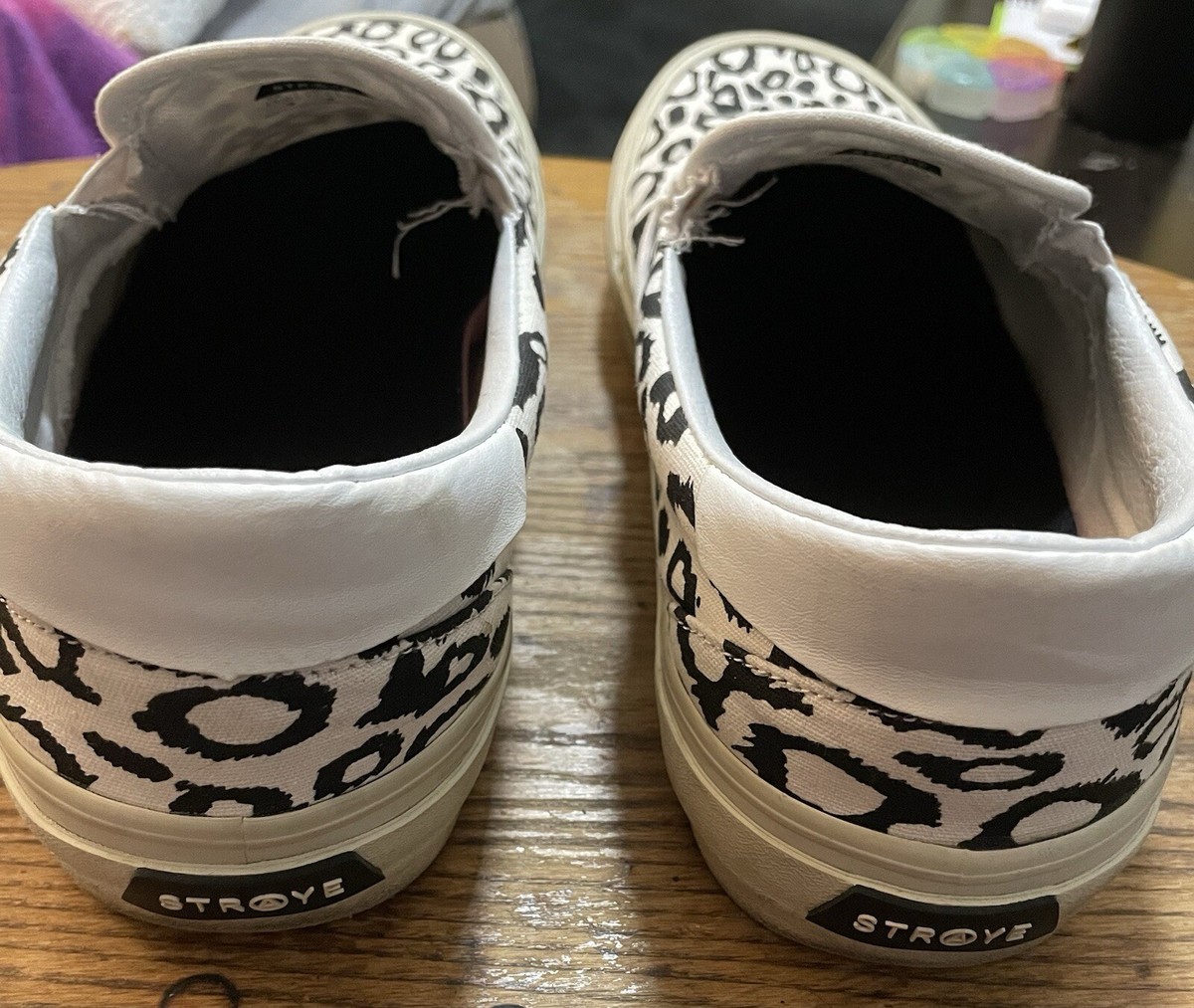 STRAYE Ventura Ben Baller Cheetah Men’s 8.5 UK 7.5 Women’s 10 Straye Ventura Cheetah Ben Baller Slip on Shoe | eBay main image 4