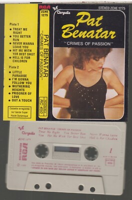 K 7 AUDIO (TAPE) PAT BENATAR *CRIMES OF PASSION* | eBay