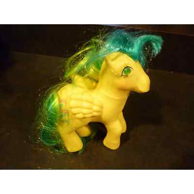My Little Pony MASQUERADE Twinkle Eye Gem Pegasus Yellow Vintage G1 Hasbro 1985