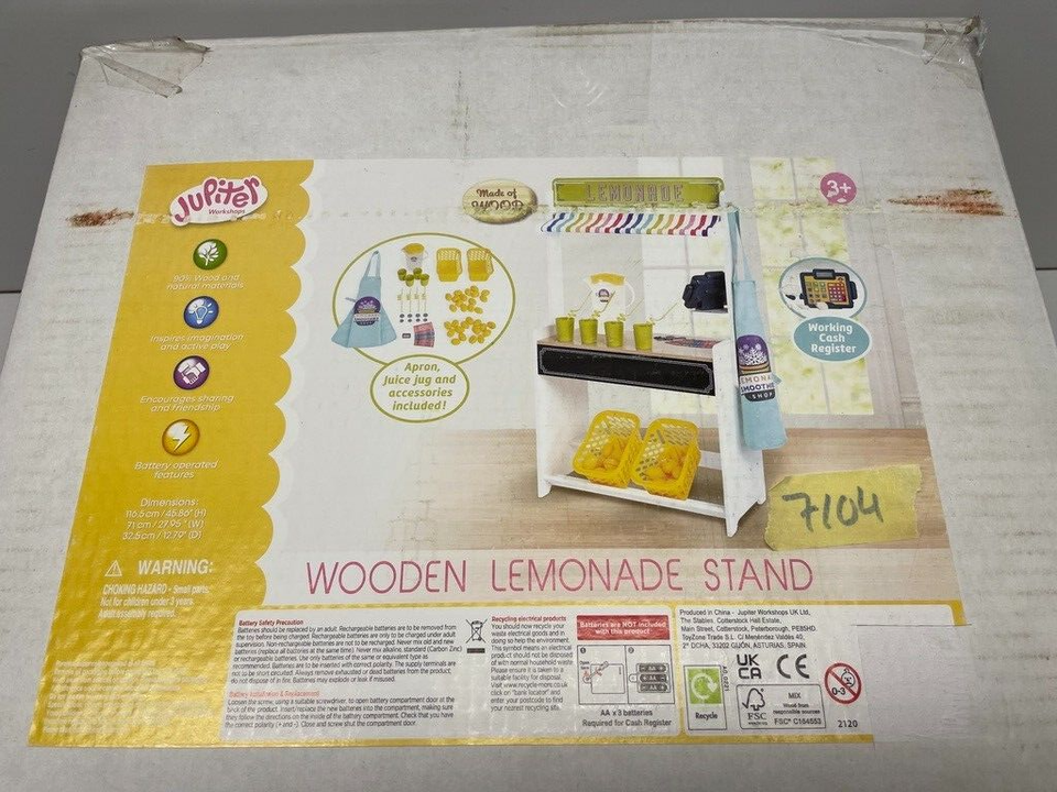 Jupiter Wooden Lemonade Stand 3yrs + Imagine (see descr
