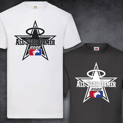 All Star Gamer Shirt T-Shirt Gaming Computer Konsole Controller Funshirt S-5XL