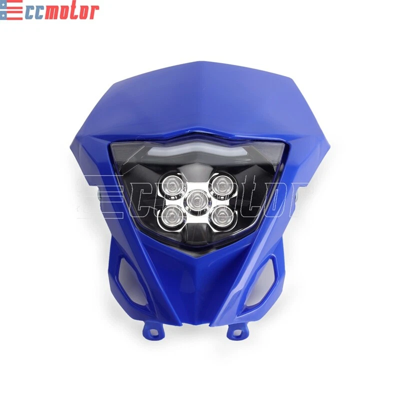 Conjunto de faros LED para moto todoterreno para Yamaha WR450F WR250F YZ125 YZ450 Foto 4 de 4