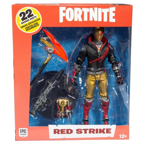 Fortnite Red Strike Day & Date 7" Action Figure, McFarlane Toys Epic Games - NEW
