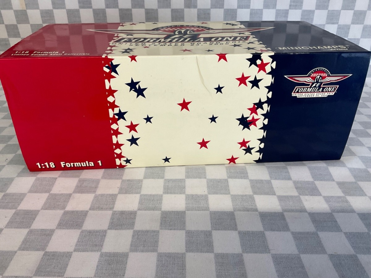 ミニチャンプス製 2000年F1アメリカグランプリ アメリカGPイベントカー MINICHAMPS Minicar 1/18 F1 U.S GRAND PRIX 2000 IMS Event Car