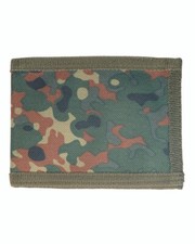 Military Tactical ID Card Holder Organizer Patch Badge Neck Wallet Flecktan Camo