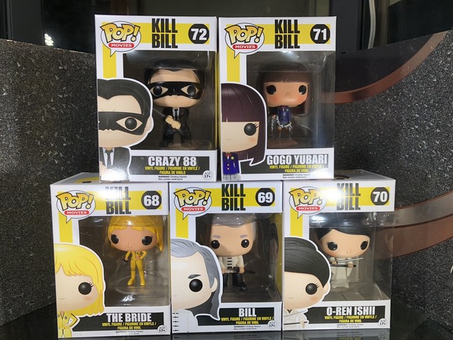 Funko Pop the bride bill o ren ishii gogo crazy 88 Kill Bill Set Mint. | eBay
