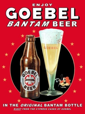 Goebel Bantam Beer of Detroit NEW METAL SIGN: 12 x 16'' Ships Free