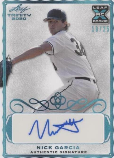 2020 Leaf Trinity - Nick Garcia #A-NG2 - 1 of 1