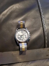 Accutime Watch Corp. Men's Stainless Steel Watch PC21J Japan Movement