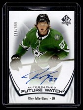 2021-22 SP Authentic Future Watch Riley Tufte RC Auto /999 Colorado Avalanche