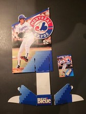 1992 MONTREAL EXPOS SCHEDULE DISPLAY HOLDER MLB BASEBALL Dennis Martinez