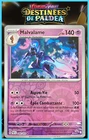 Carte Pokémon Malvalame 040/091 Reverse EV4.5 DESTINÉES DE PALDEA NEUF FR