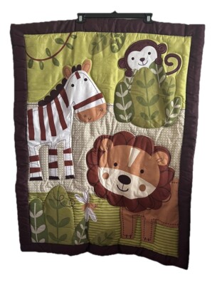 Summer Infant Baby Blanket Monkey Loin Zebra Bedding Comforter