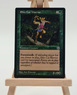 Elite Cat Warrior (M.1) Portal 1 Magic Karte englisch (Katzenkriegerelite (M.1)