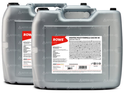 40 Liter (2x20L) ROWE HIGHTEC MULTI FORMULA SAE 5W-40 Motoröl Made in Germany