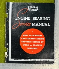 1937 Federal Mogul Engine Bearing Service Manual Diagnose Correct HTF  Vintage