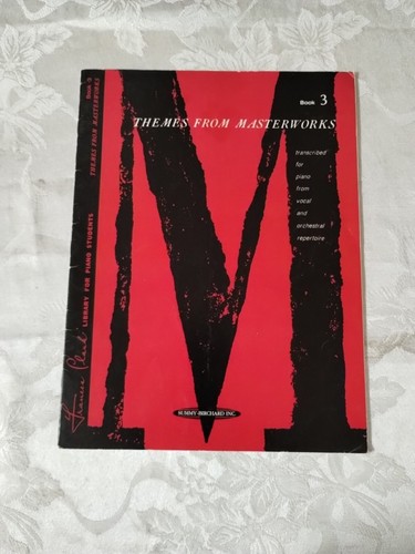 Themes From Masterworks Book 3 Piano Vocals Orchestra