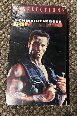 Commando VHS 1986 CBS FOX Arnold Schwarzenegger