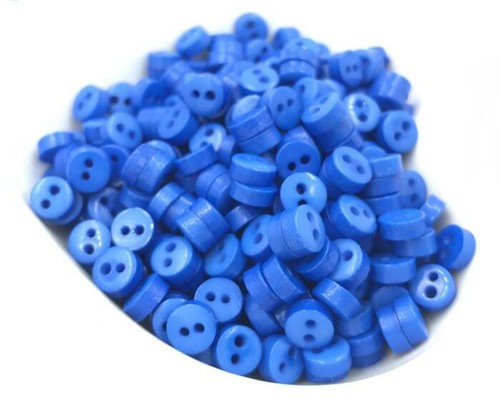 500pcs 6mm Mini Round Resin Button multiple choices 2 holes sewing Scrapbooking - Picture 12 of 20